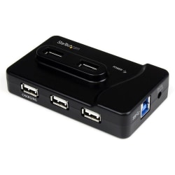 StarTech.com USB 3.0-/USB 2.0-kombohubb med 6 portar och 2A ladd