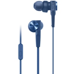 Headset MDR-XB55AP Blå Sladd in-ear mic