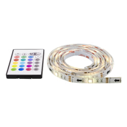 DELTACO GAMING LED-list, 2x50cm,12 olika färger,RGB, fjärrkontro