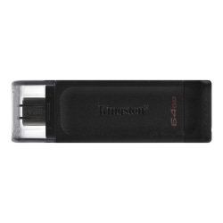 Kingston DataTraveler 70 64 GB, USB-C, svart