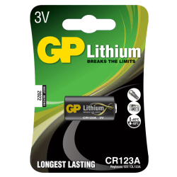 Batteri Lithium 123A  1-pack