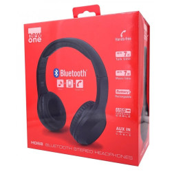 Nya HD 68 Bluetooth-hörlurar, svarta