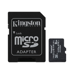 Kingston UHS-I 8 GB, microSDHC/SDXC Industrial Card, Flash-minne