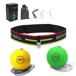 Boxboll med pannband 2 bollar 8 delar Flerfärgad