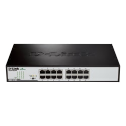 D-Link switch, 16x10/100/1000Mbps, RJ45