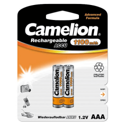 Camelion AAA/HR03, 1100 mAh, uppladdningsbara batterier Ni-MH, 2