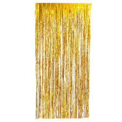 Juhlava kimalleverho kullasta 1x2 metriä