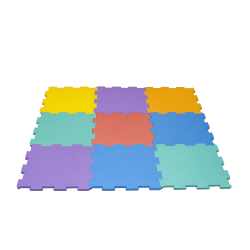 HB Soft Floor mats 9 pcs, 30x30 cm