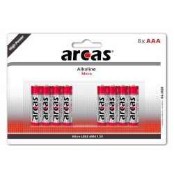 Arcas AAA/LR03, Alkaline, 8 st