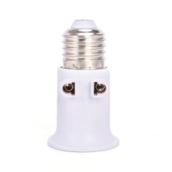 PBT Brandsäker E27 Glödlampsadapter Lamphållare Sockel Sockel Conversi White