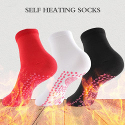 Winter Warm Massage Sock Heat Thermal Sock 3 colors 3 pairs
