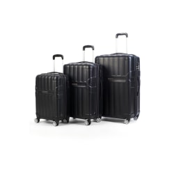 Royalty Line 3st Resväskor eller bagageset svart