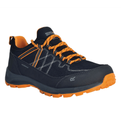 Regatta Mens Samaris Lite Walking Shoes 9 UK Black/Flame Orange Black/Flame Orange 9 UK