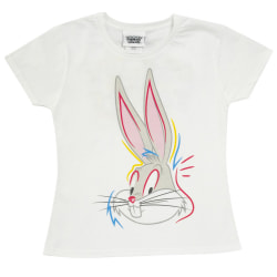 Looney Tunes Girls Bugs Bunny T-Shirt 12-13 år Vit White 12-13 Years