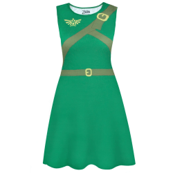The Legend of Zelda Dam/Dam Klassisk Link Costume Dress L Green L