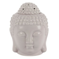 Something Different Buddha Head Oljebrännare 10cm x 11cm x 10cm G Grey 10cm x 11cm x 10cm
