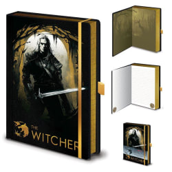 The Witcher Forest Hunt A5 Notebook One Size Svart/Guld/Grå Black/Gold/Grey One Size