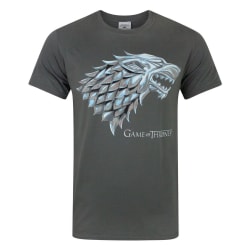 Game Of Thrones Herr Stark Direwolf T-Shirt S Charcoal Charcoal S