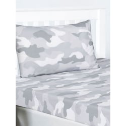 Sängkläder & Beyond Camouflage Lakan Set Dubbel Vit/G White/Grey Double