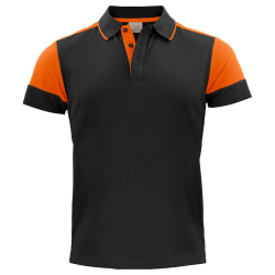 Printer Herr Prime Contrast Polo Shirt 3XL Svart/Orange Black/Orange 3XL