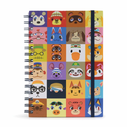Animal Crossing Villager Square A5 Wirebound Notebook One Size Multicoloured One Size