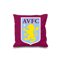 Aston Villa FC Crest Fylld Kudde One Size Claret Röd/Blå/Ye Claret Red/Blue/Yellow One Size