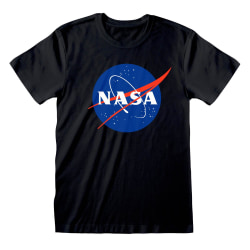 NASA Unisex Adult Insignia T-shirt XL Svart Black XL