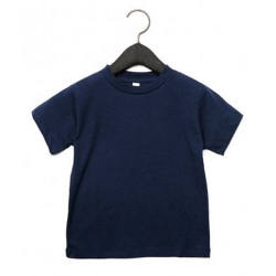Canvas barns unisex T-shirt med rund hals, ålder 3 Marinblå Navy Age 3