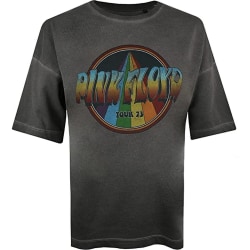 Pink Floyd Womens/Ladies Tour 73 Oversized T-shirt L Vintage Ch Vintage Charcoal L