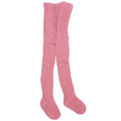 Baby Girls Casual Wear Cable Cotton Rich Lycra Tights 6-12 Mont Pink 6-12 Months