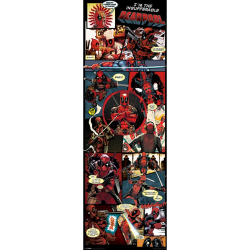Deadpool komisk affisch One Size Röd Red One Size