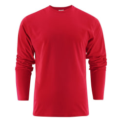 Printer Herr Heavy Långärmad T-Shirt 4XL Röd Red 4XL