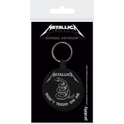 Metallica Dont Tread On Me Woven Keyring One Size Svart/Vit Black/White One Size