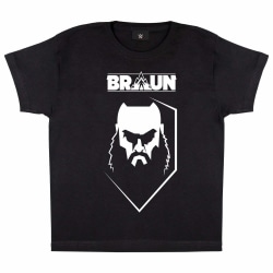 WWE Girls Braun Strowman T-Shirt 12-13 år Svart/Vit Black/White 12-13 Years