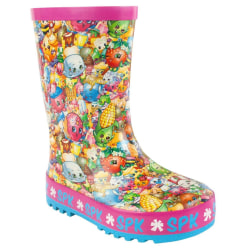 Shopkins Official Girls All Over Print Character Wellies 1 UK J Multicoloured 1 UK Junior