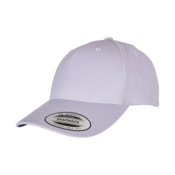 Yupoong Unisex Adult Flexfit 5 Panel Snapback Cap One Size Ligh Light Purple One Size