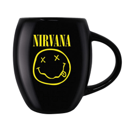Nirvana Smiley Mugg One Size Svart/Gul Black/Yellow One Size