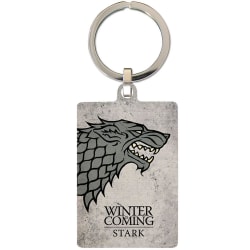 Game Of Thrones Stark Metal Nyckelring One Size Grå Grey One Size
