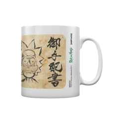 Rick And Morty Wanted Scroll Mugg One Size Vit/Beige White/Beige One Size