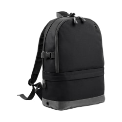 BagBase ryggsäck / ryggsäcksväska (18 liter laptop upp till 15,6 tum Black One Size