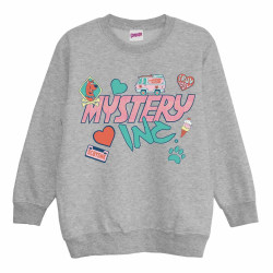 Scooby Doo Girls Mystery Inc Sweatshirt 12-13 år Heather Gre Heather Grey 12-13 Years