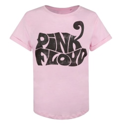 Pink Floyd Dam/Dam 60-tal T-shirt med logotyp M Ljusrosa/svart Light Pink/Black M