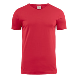 Skrivare Herr V-ringad T-shirt M Röd Red M