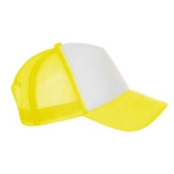 SOLS Unisex Bubble Contrast Cap One Size Vit/Neongul White/Neon Yellow One Size