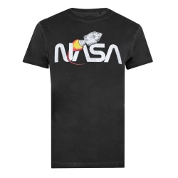 NASA Rocket T-shirt för män M Vintage Svart Vintage Black M