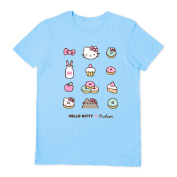 Pusheen Dam/Dam Hello Kitty Cake T-shirt M Blå Blue M