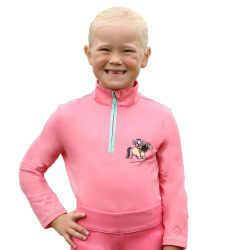 Hy Girls Thelwell Collection Base Layer Topp 3-4 år Mint/Rosa Mint/Pink 3-4 Years