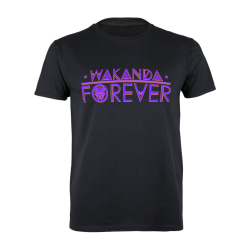 Black Panther Herr Wakanda Forever T-Shirt 4XL Svart Black 4XL