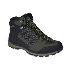 Regatta Mens Samaris Mid II Hiking Boots 7 UK Dark Khaki/Lime P Dark Khaki/Lime Punch 7 UK