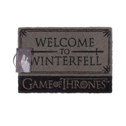 Game Of Thrones officiella hus Stark Welcome To Winterfell Door Grey/Black One Size
